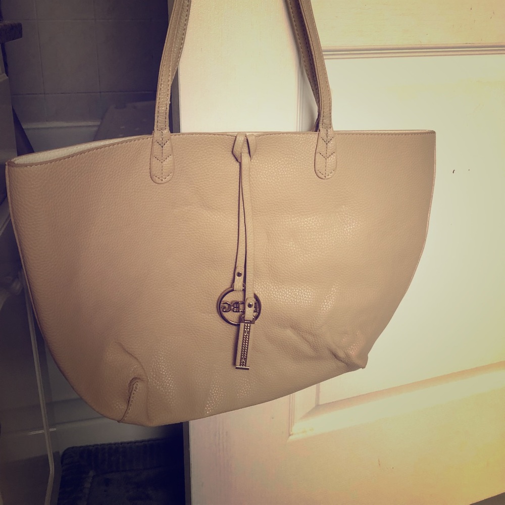 Bcbg nude color large bag
